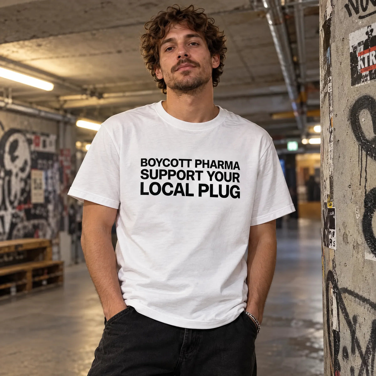 T-Shirt BPSYLP - weiß