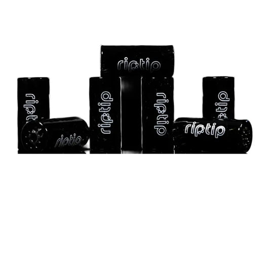 The Riptip - Jet Black White Decal - 12mm